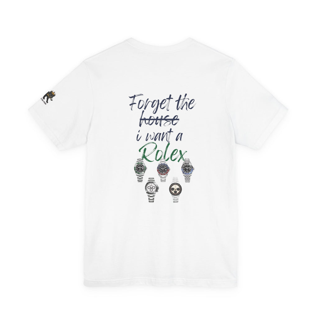 forget i want rolex Graphic Tee, Casual Summer Shirt, Marine Life T-Shirt, Gift for Sea Lovers,  high quality