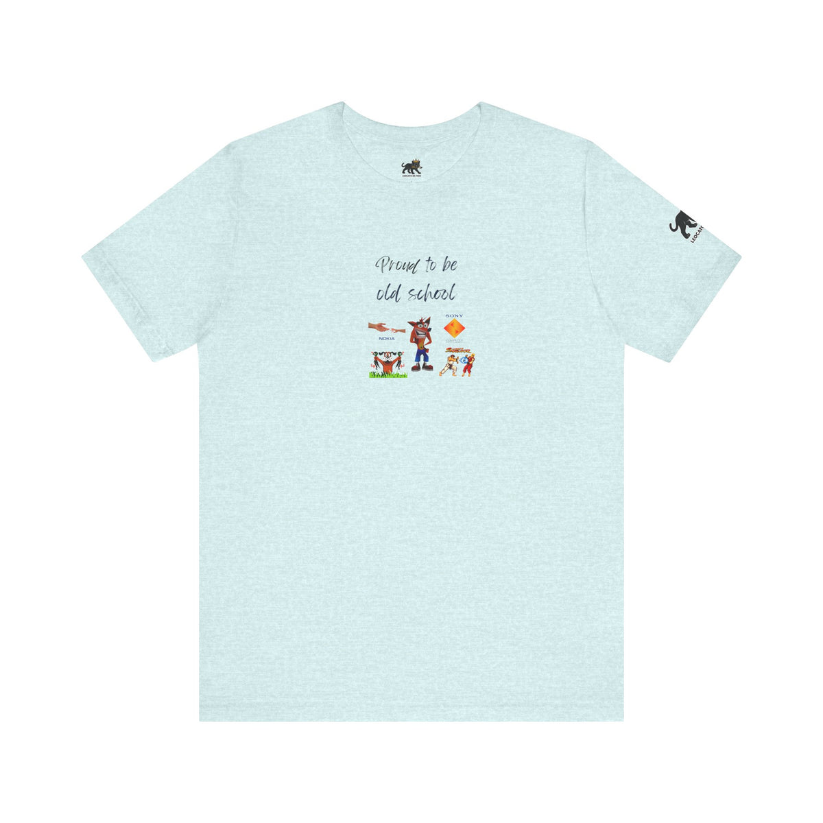 proud to be old school   Graphic Tee, Casual Summer Shirt, Marine Life T-Shirt, Gift for Sea Lovers,  high quality
