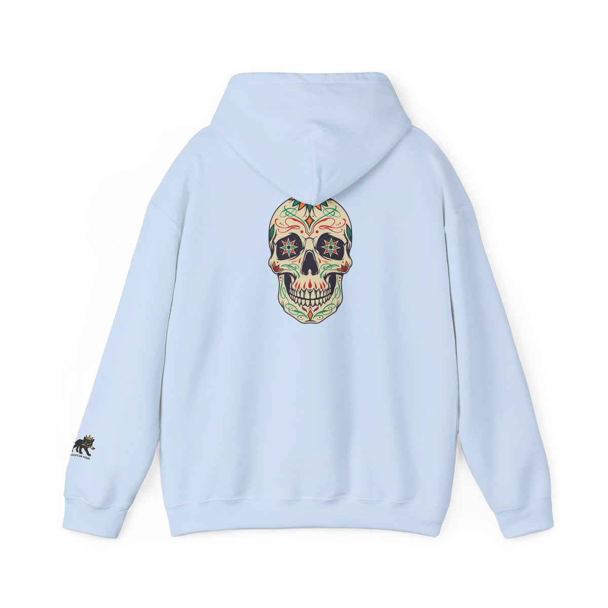 skull Hooded Sweatshirt, Unisex Casual Hoodie, Perfect Gift for Friends, Inspiring Apparel, Comfortable Daily Wear
