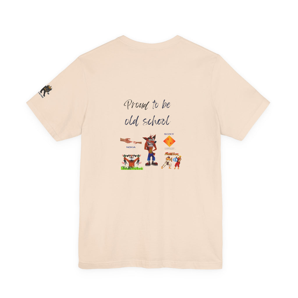 proud to be old school   Graphic Tee, Casual Summer Shirt, Marine Life T-Shirt, Gift for Sea Lovers,  high quality