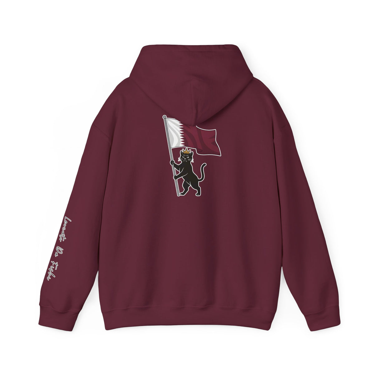 Qatar flag hoodie ,