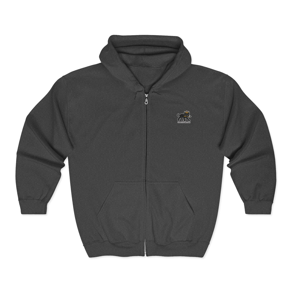 pain : no pain on gain Unisex Heavy Blend™ Full Zip Hooded Sweatshirt