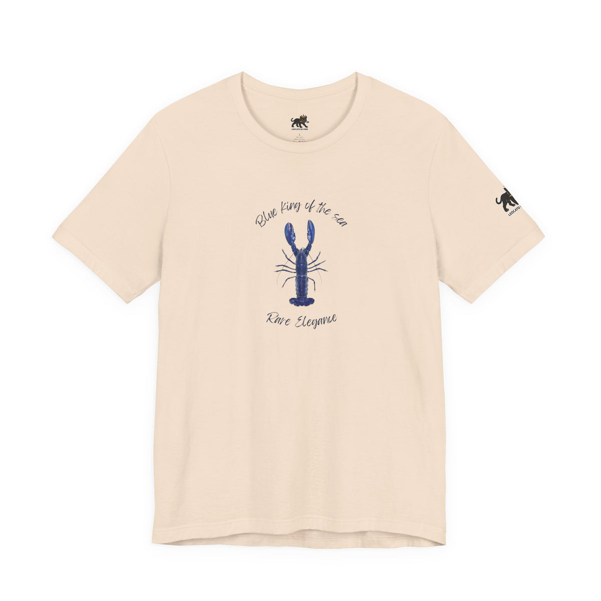 blue king of sea Lobster Graphic Tee, Casual Summer Shirt, Marine Life T-Shirt, Gift for Sea Lovers,  high quality