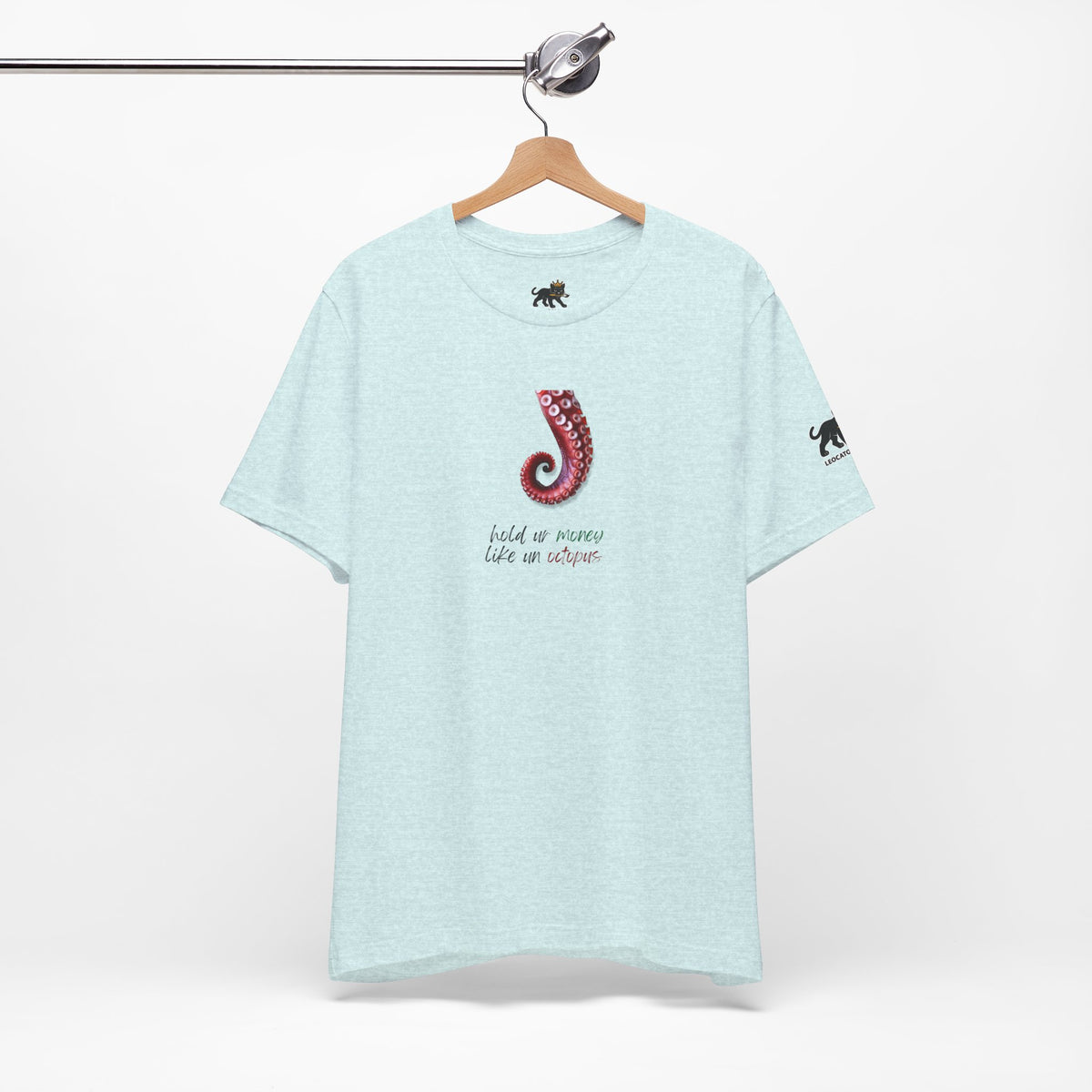 hold ur money like an octopus  Graphic Tee, Casual Summer Shirt, Marine Life T-Shirt, Gift for Sea Lovers,  high quality