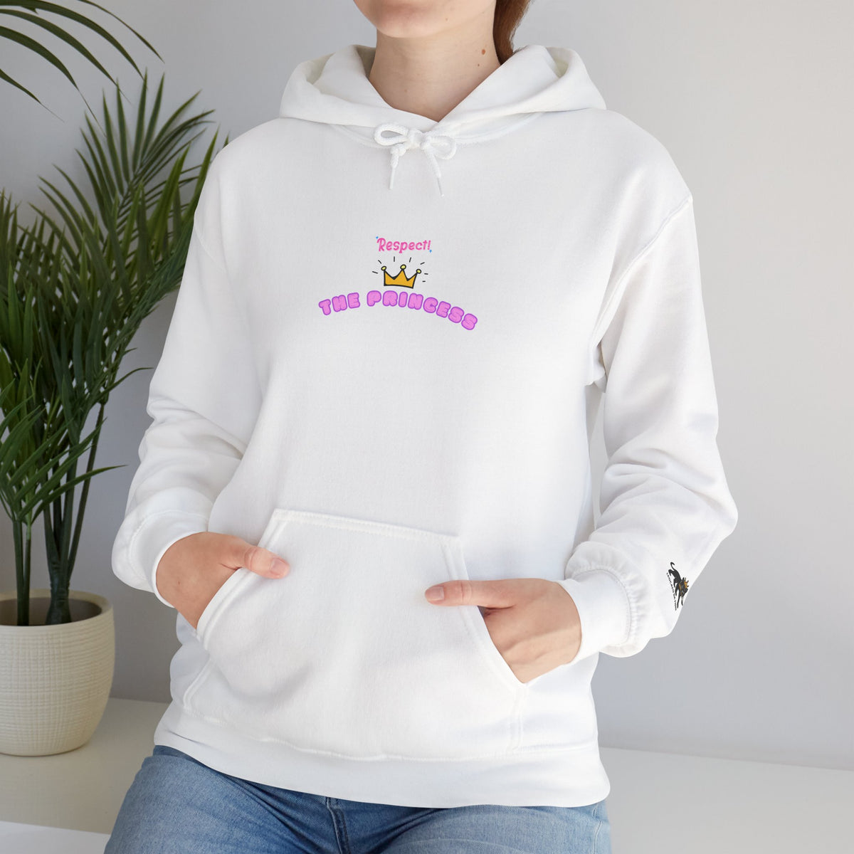 skull pink  Hooded Sweatshirt,