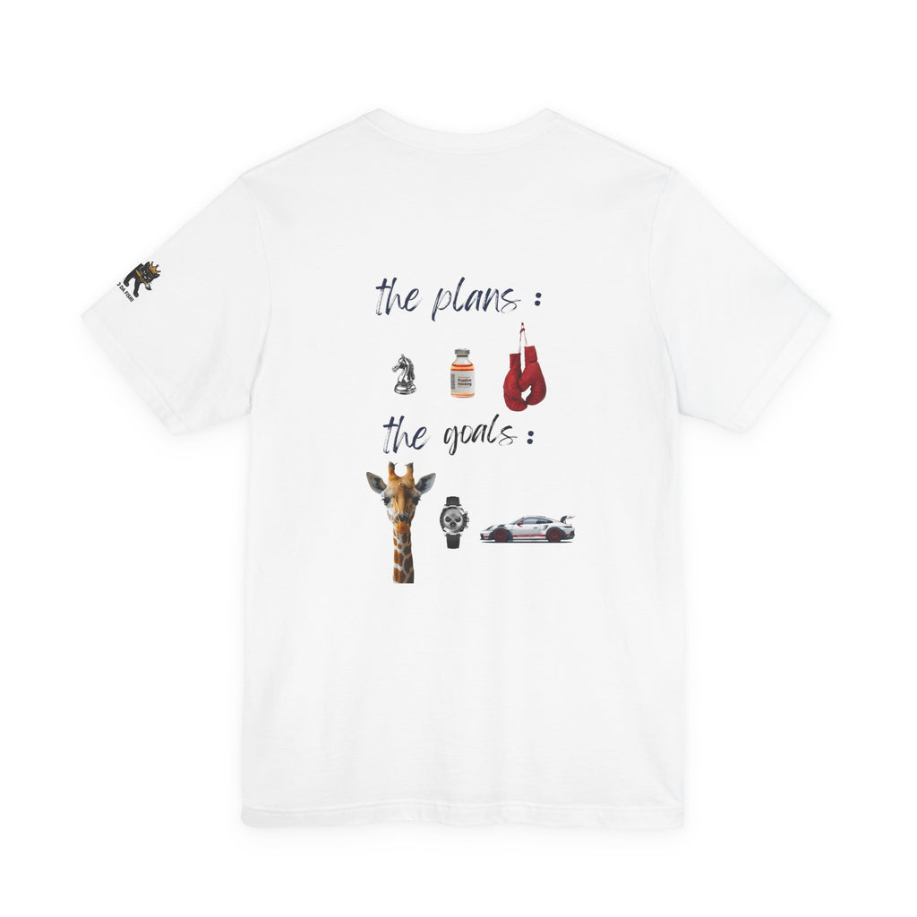 the plans ? the goals ?  Graphic Tee, Casual Summer Shirt, Marine Life T-Shirt, Gift for Sea Lovers,  high quality