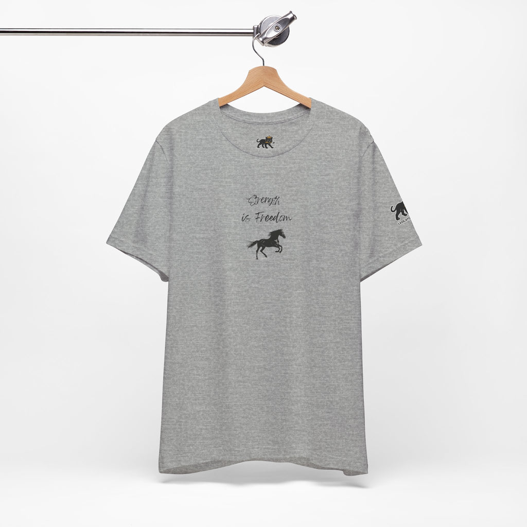 strength is freedom Graphic Tee, Casual Summer Shirt, Marine Life T-Shirt, Gift for Sea Lovers,  high quality