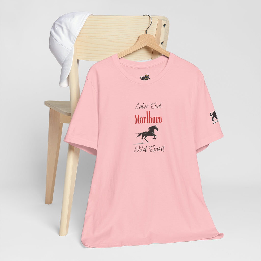calm soul wild spirit Graphic Tee, Casual Summer Shirt, Marine Life T-Shirt, Gift for Sea Lovers,  high quality
