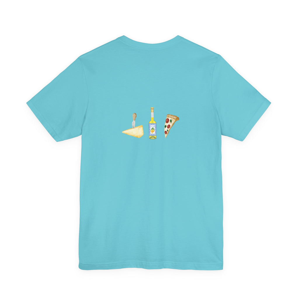italian food Graphic Tee, Casual Summer Shirt, Marine Life T-Shirt, Gift for Sea Lovers,  high quality