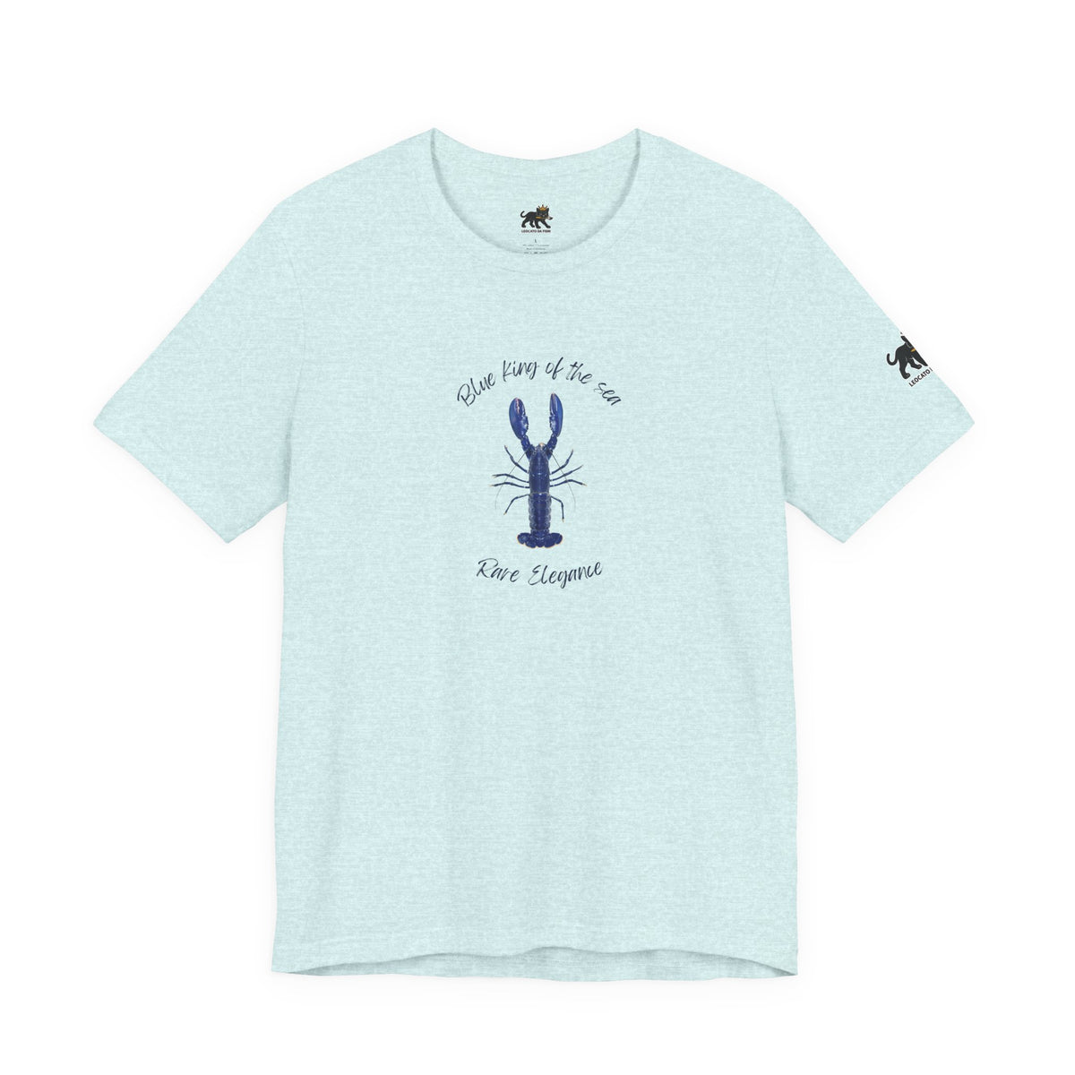 blue king of sea Lobster Graphic Tee, Casual Summer Shirt, Marine Life T-Shirt, Gift for Sea Lovers,  high quality