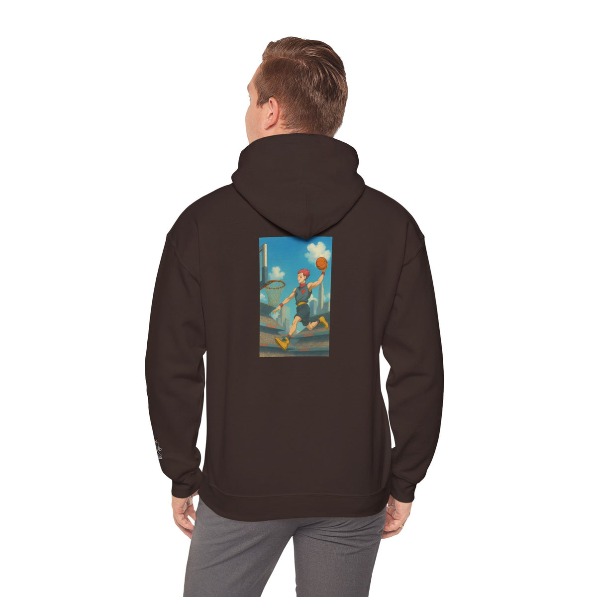 Hisoka basketball Unisex Heavy Blend™ Hooded Sweatshirt