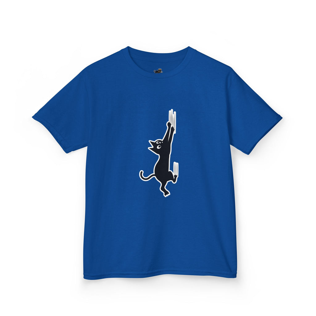 Playful Cat Kids Tee - Cute Cotton T-Shirt,