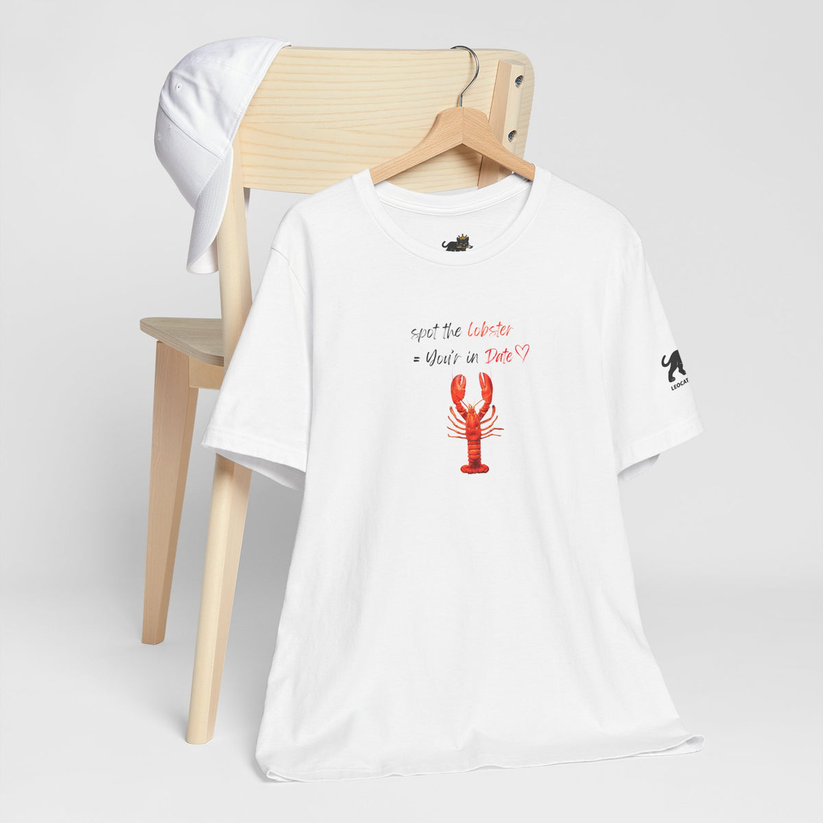 spot the  lobster your in date Graphic Tee, Casual Summer Shirt, Marine Life T-Shirt, Gift for Sea Lovers,  high quality