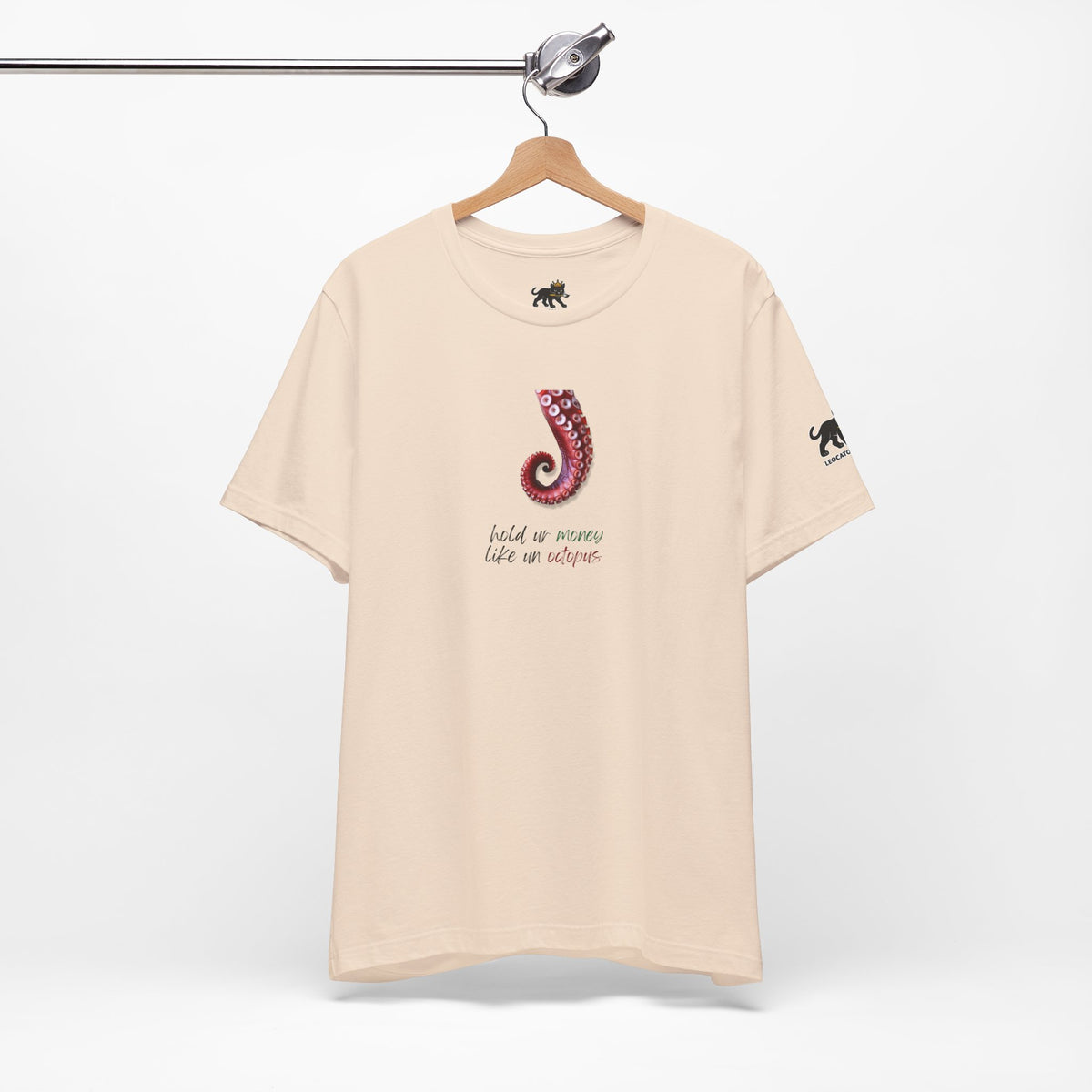 hold ur money like an octopus  Graphic Tee, Casual Summer Shirt, Marine Life T-Shirt, Gift for Sea Lovers,  high quality