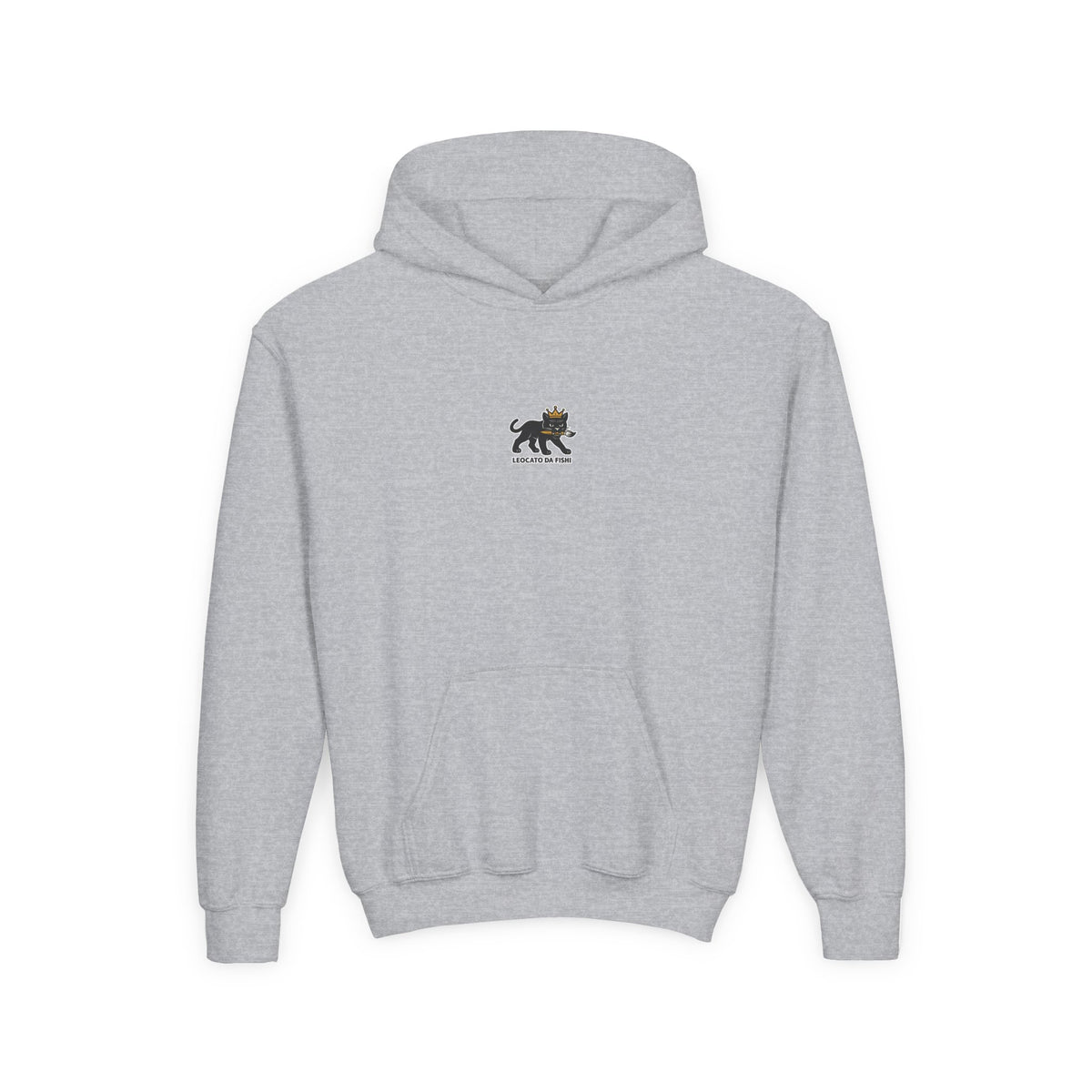 Youth Heavy Blend Hooded Sweatshirt with 'Leccato da Fish' Design - Cozy Gift for Teens, Memory Keepsake, Casual Wear, Birthday .