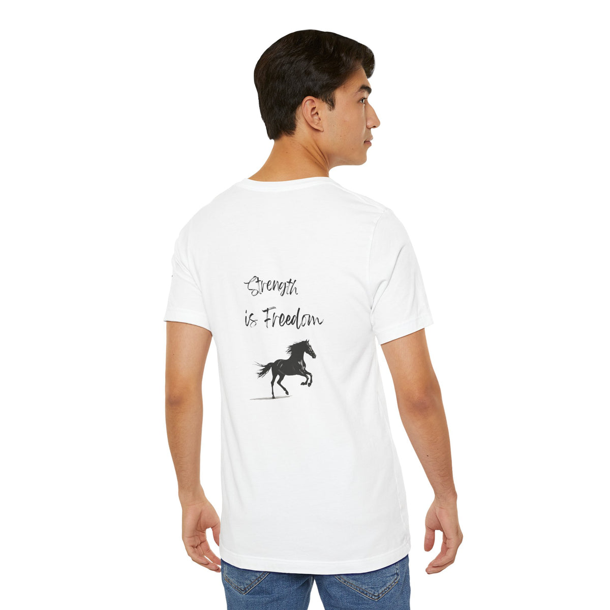 strength is freedom Graphic Tee, Casual Summer Shirt, Marine Life T-Shirt, Gift for Sea Lovers,  high quality
