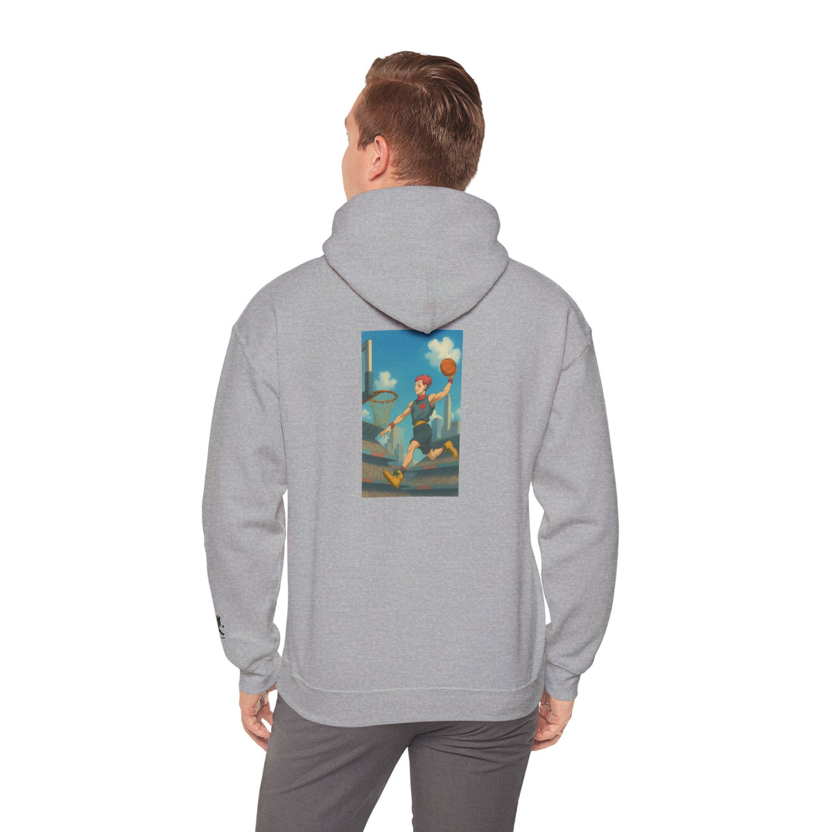 Hisoka basketball Unisex Heavy Blend™ Hooded Sweatshirt