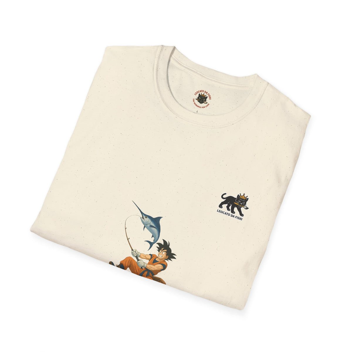 Fishing goku Unisex T-Shirt, Casual Wear, Gift for Fishermen, Outdoor Adventure Shirt, Summer Apparel, Fishing Enthusiast Tee