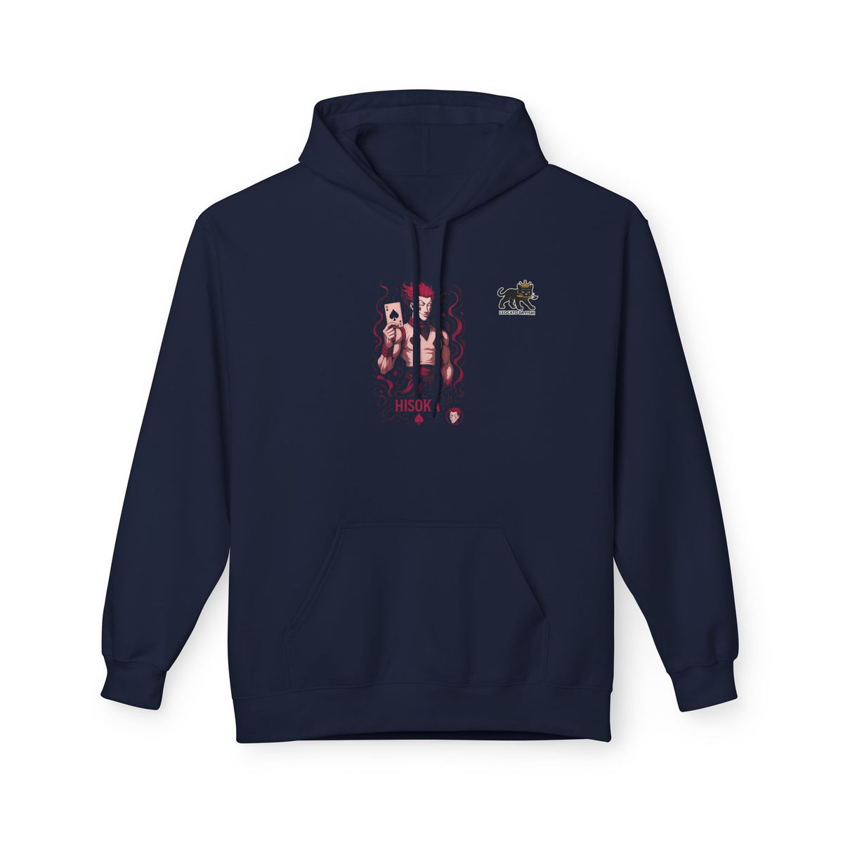 card Hisoka-Inspired Unisex Hoodie, Anime Apparel, Cozy Hoodie for Fans, Gift for Gamers, Stylish Streetwear