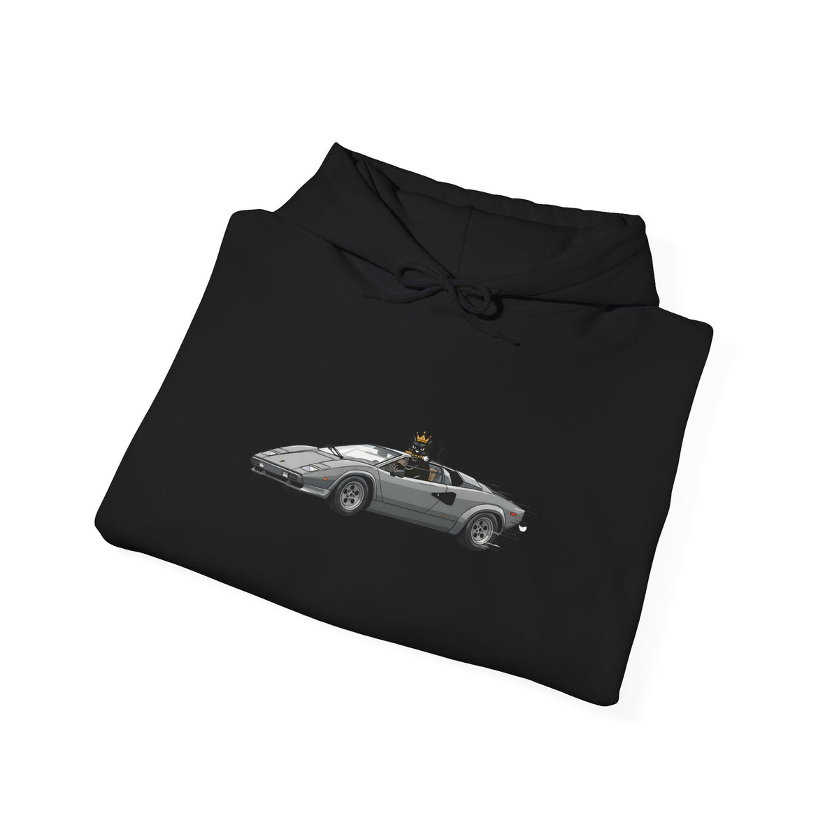 Lamborghini Countach Turbo Hooded Sweatshirt,