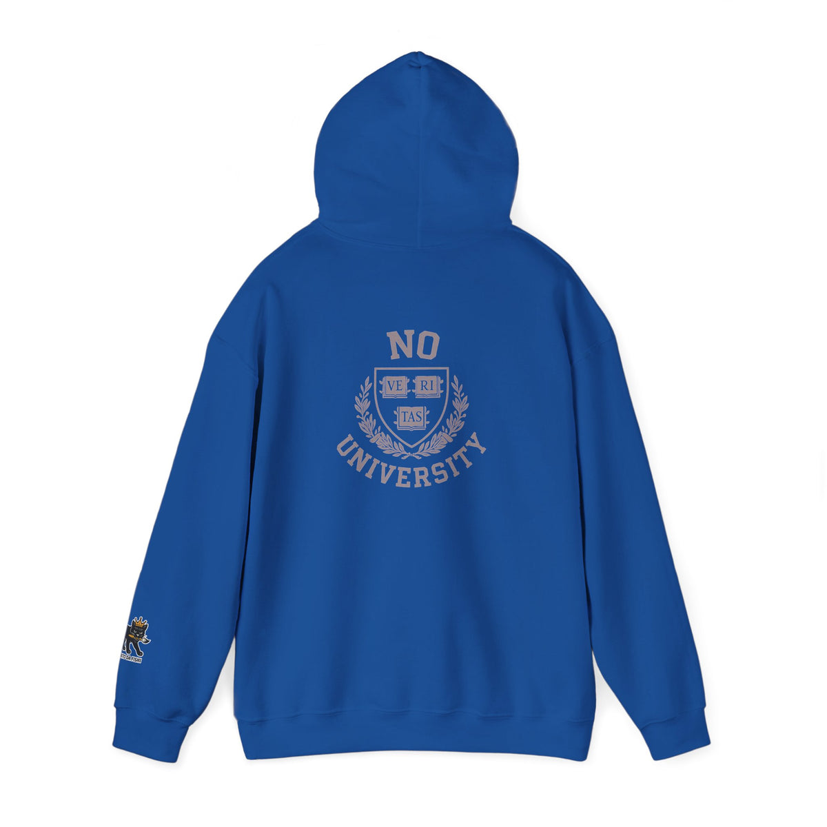 Unisex Hooded 'No University' , School Spirit