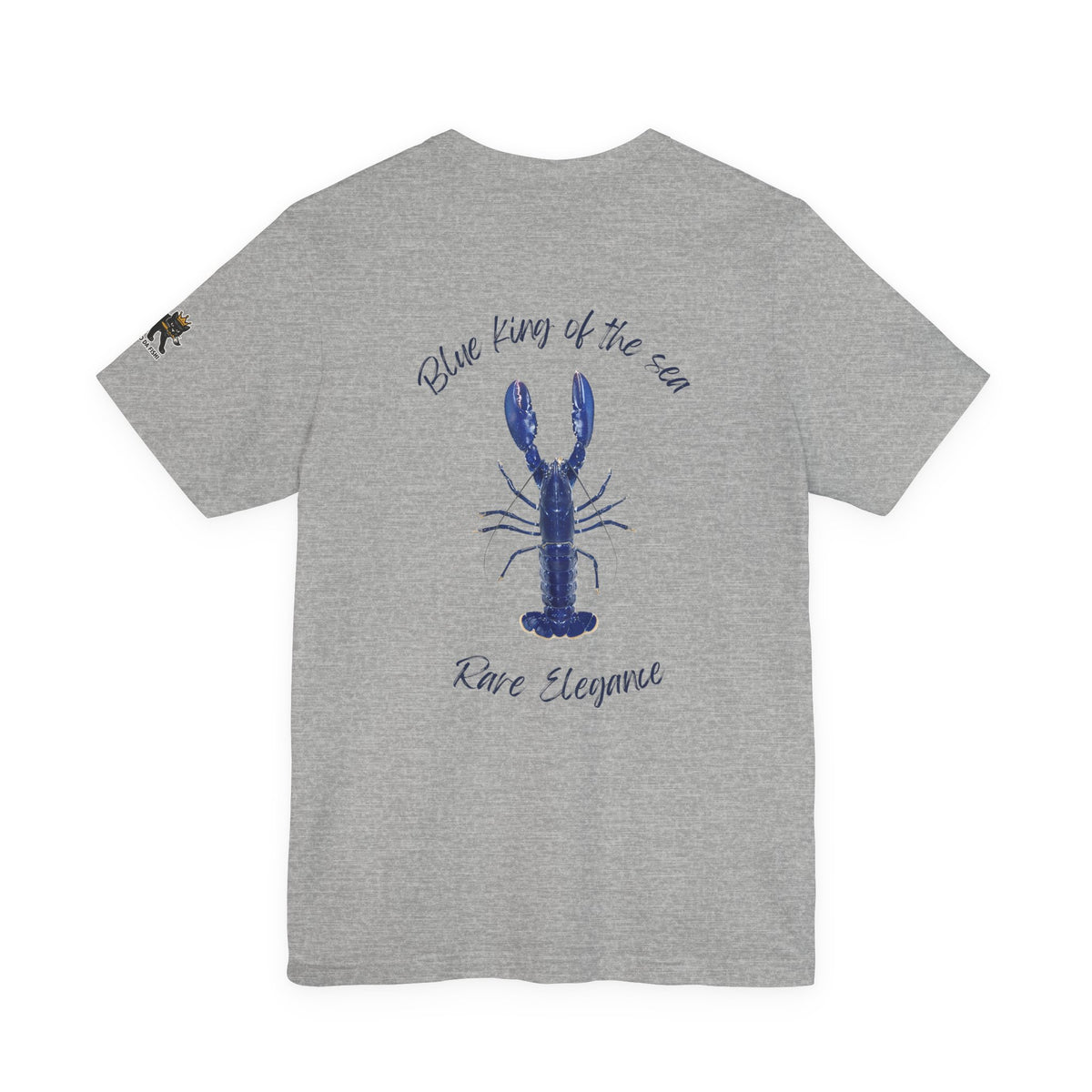 blue king of sea Lobster Graphic Tee, Casual Summer Shirt, Marine Life T-Shirt, Gift for Sea Lovers,  high quality