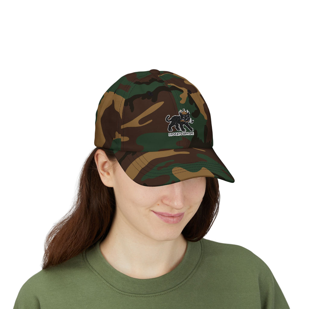 leocato da fishi hat ,  Stylish Baseball Hat, Perfect Gift for Dads, Casual Wear, Outdoor Adventures, Fishing Events