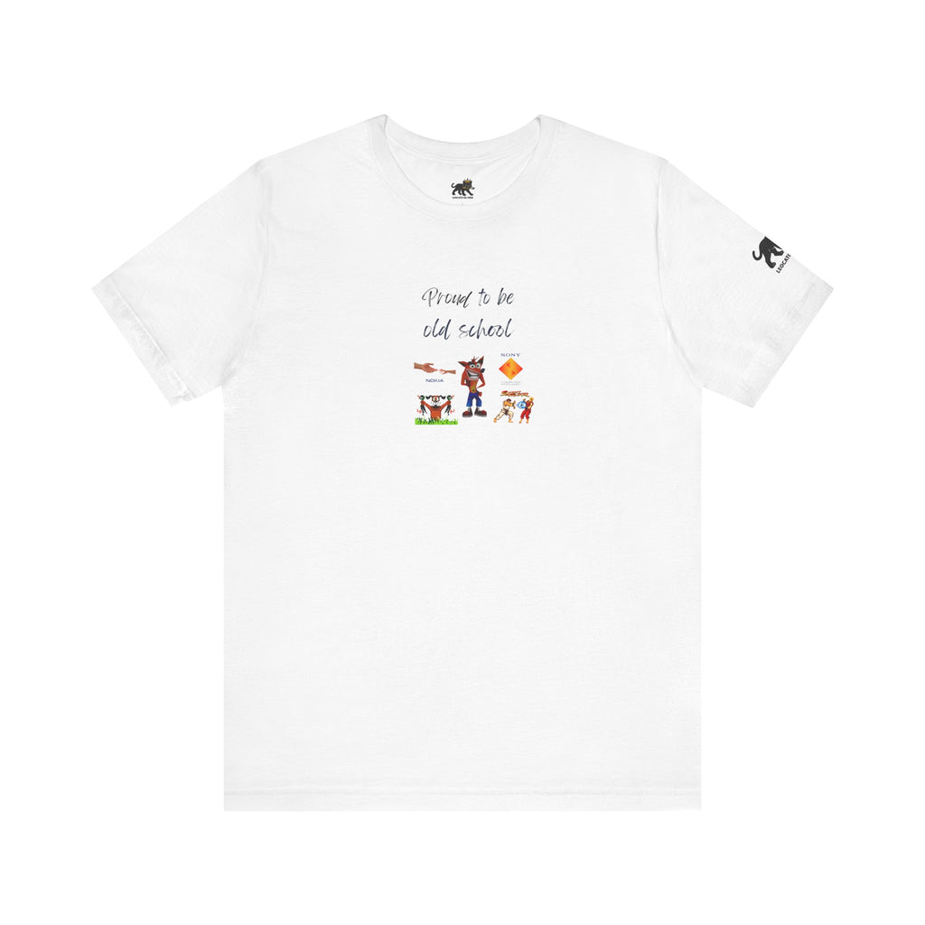 proud to be old school   Graphic Tee, Casual Summer Shirt, Marine Life T-Shirt, Gift for Sea Lovers,  high quality