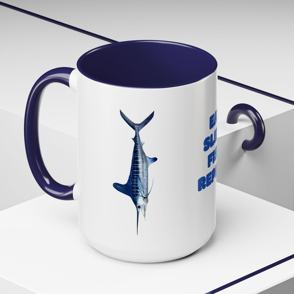 fishing time 6 Coffee Mug (11, 15oz)