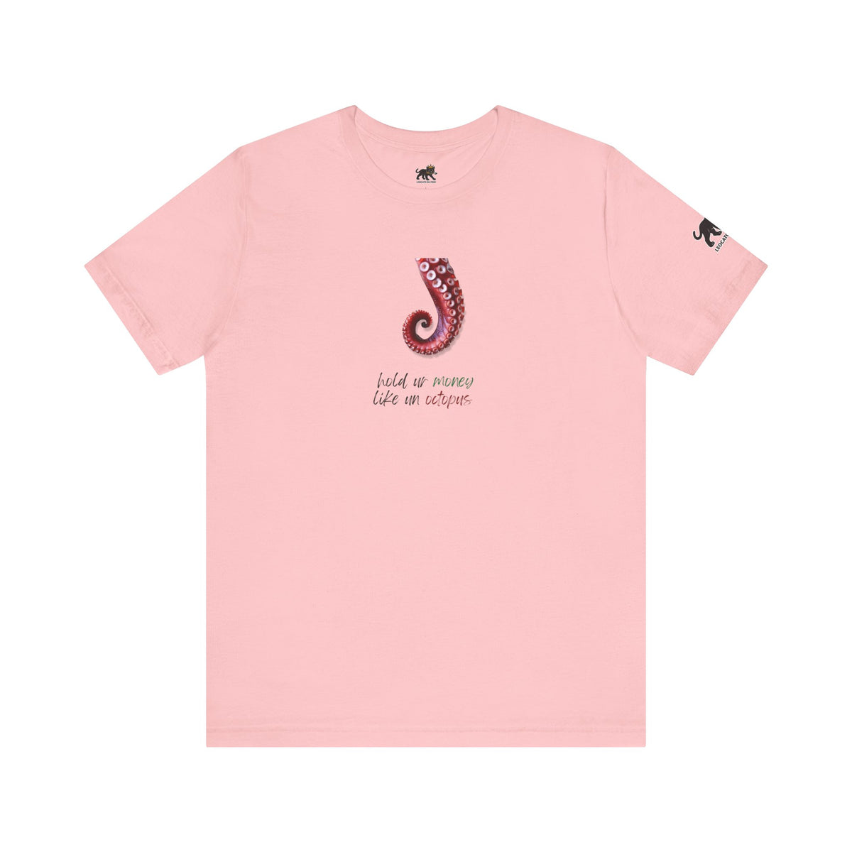 hold ur money like an octopus  Graphic Tee, Casual Summer Shirt, Marine Life T-Shirt, Gift for Sea Lovers,  high quality