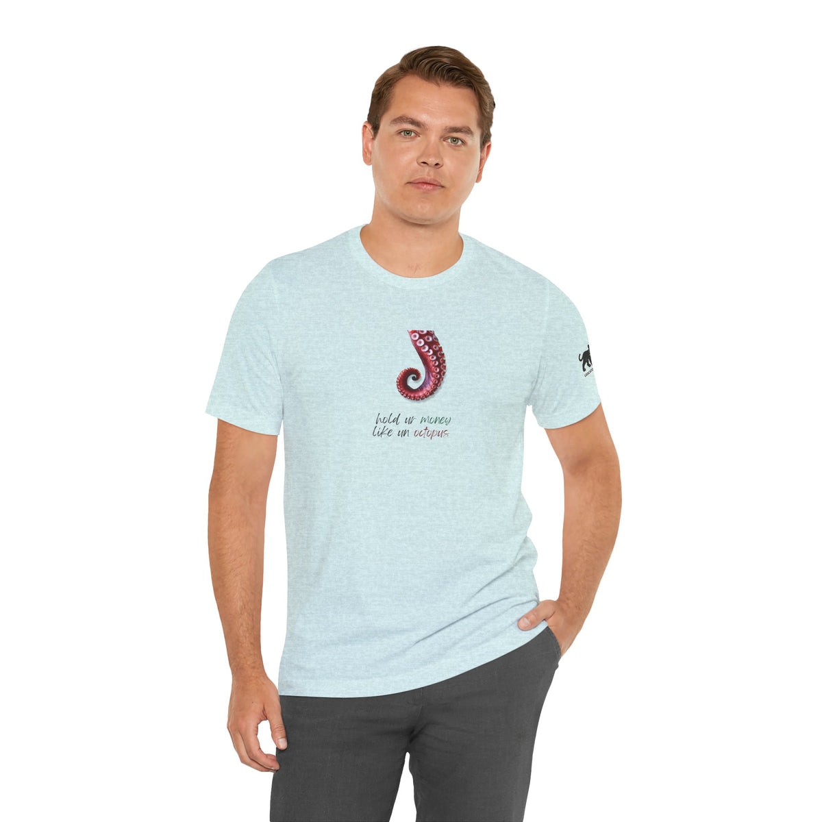 hold ur money like an octopus  Graphic Tee, Casual Summer Shirt, Marine Life T-Shirt, Gift for Sea Lovers,  high quality