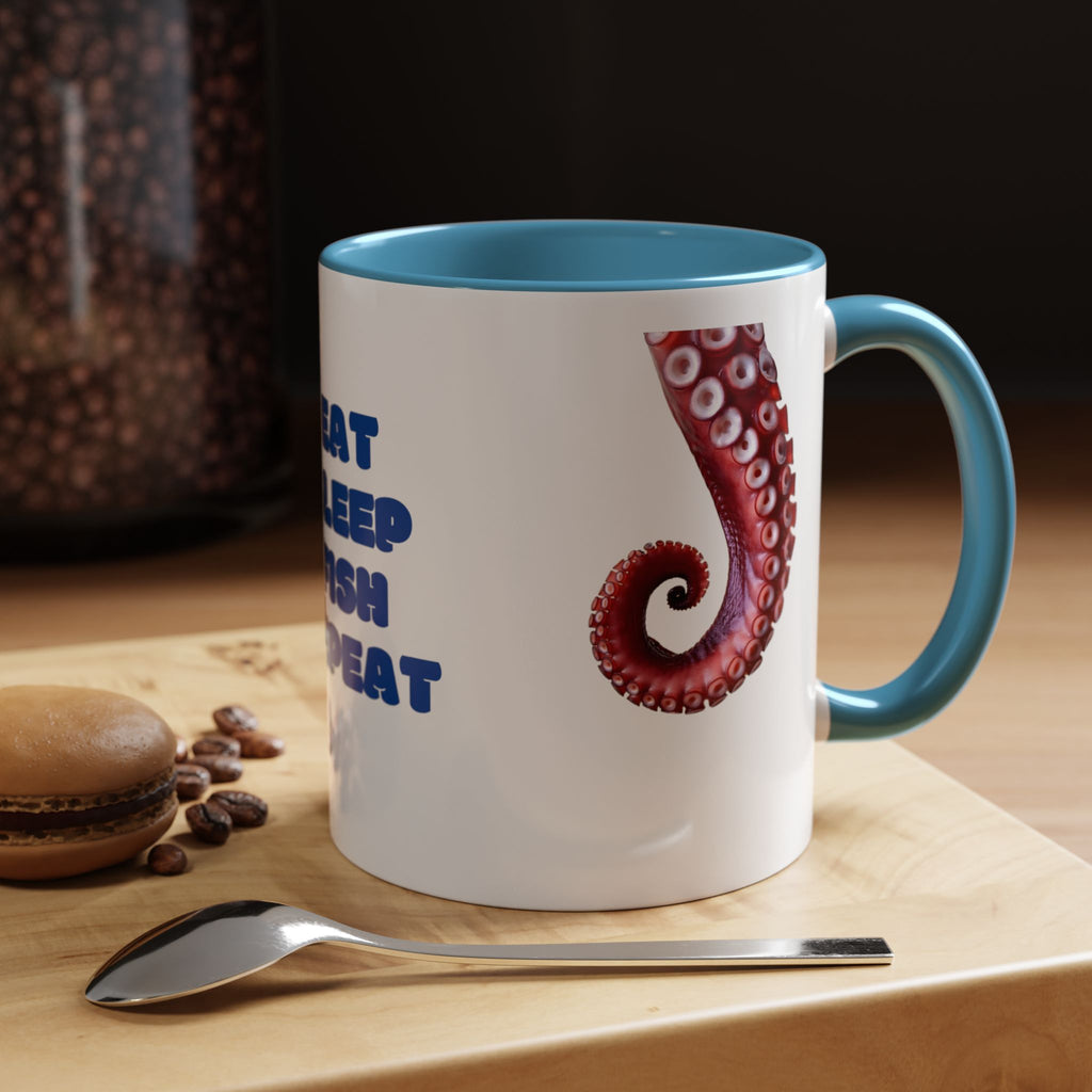 fishing time 6 Coffee Mug (11, 15oz)