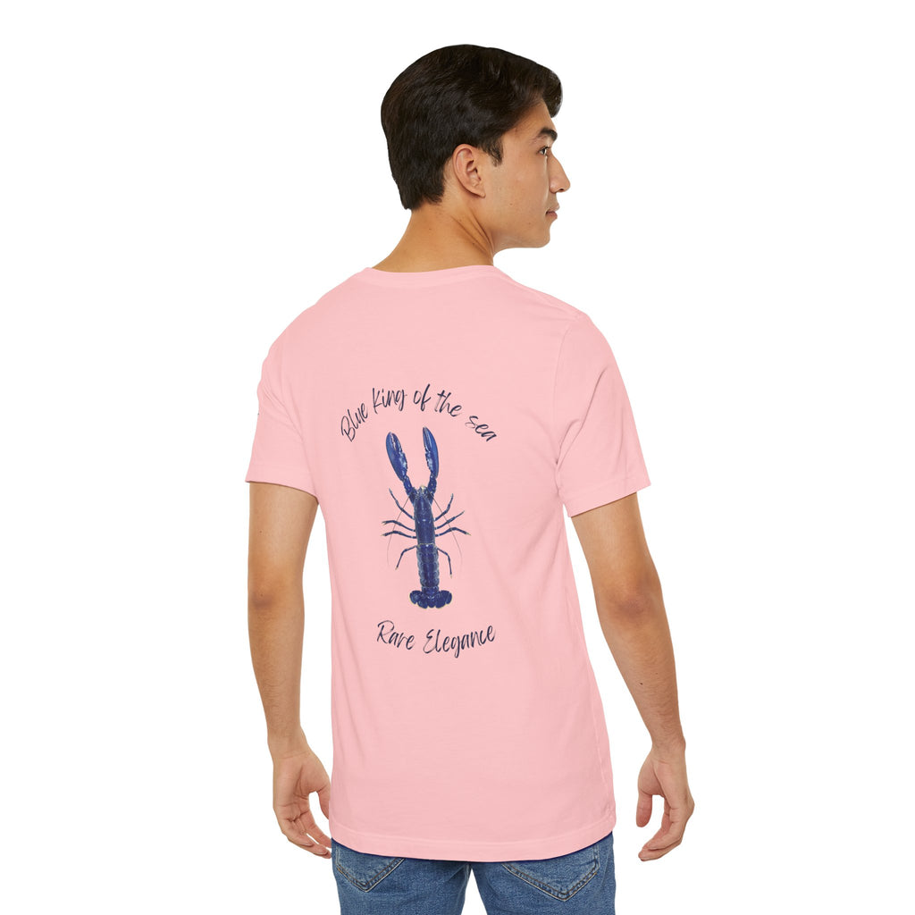 blue king of sea Lobster Graphic Tee, Casual Summer Shirt, Marine Life T-Shirt, Gift for Sea Lovers,  high quality