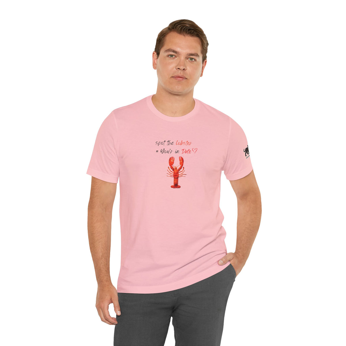 spot the  lobster your in date Graphic Tee, Casual Summer Shirt, Marine Life T-Shirt, Gift for Sea Lovers,  high quality