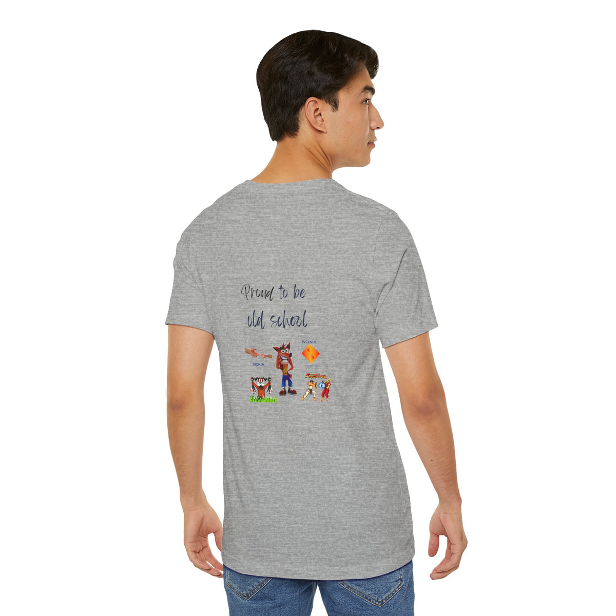 proud to be old school   Graphic Tee, Casual Summer Shirt, Marine Life T-Shirt, Gift for Sea Lovers,  high quality