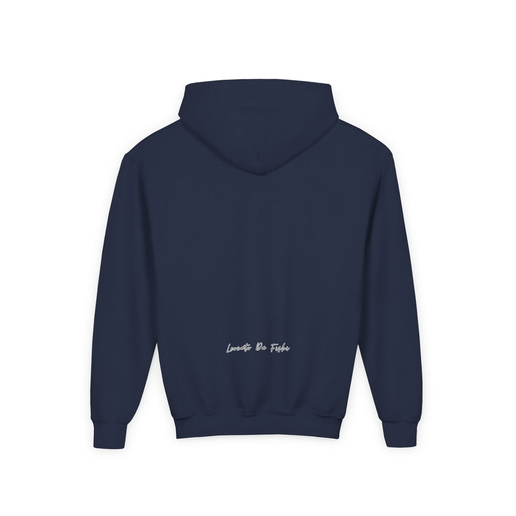 Youth Heavy Blend Hooded Sweatshirt with 'Leccato da Fish' Design - Cozy Gift for Teens, Memory Keepsake, Casual Wear, Birthday .
