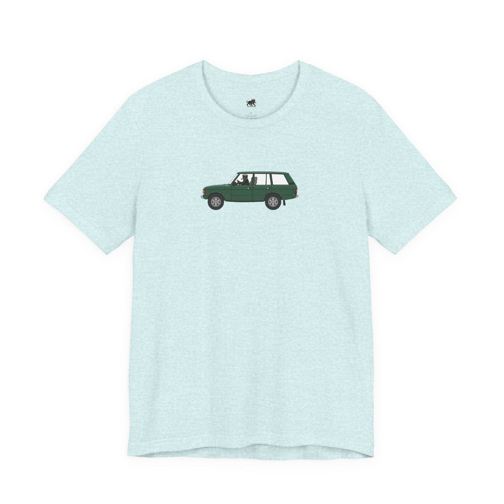 green land rover classic car Stylish , high quality