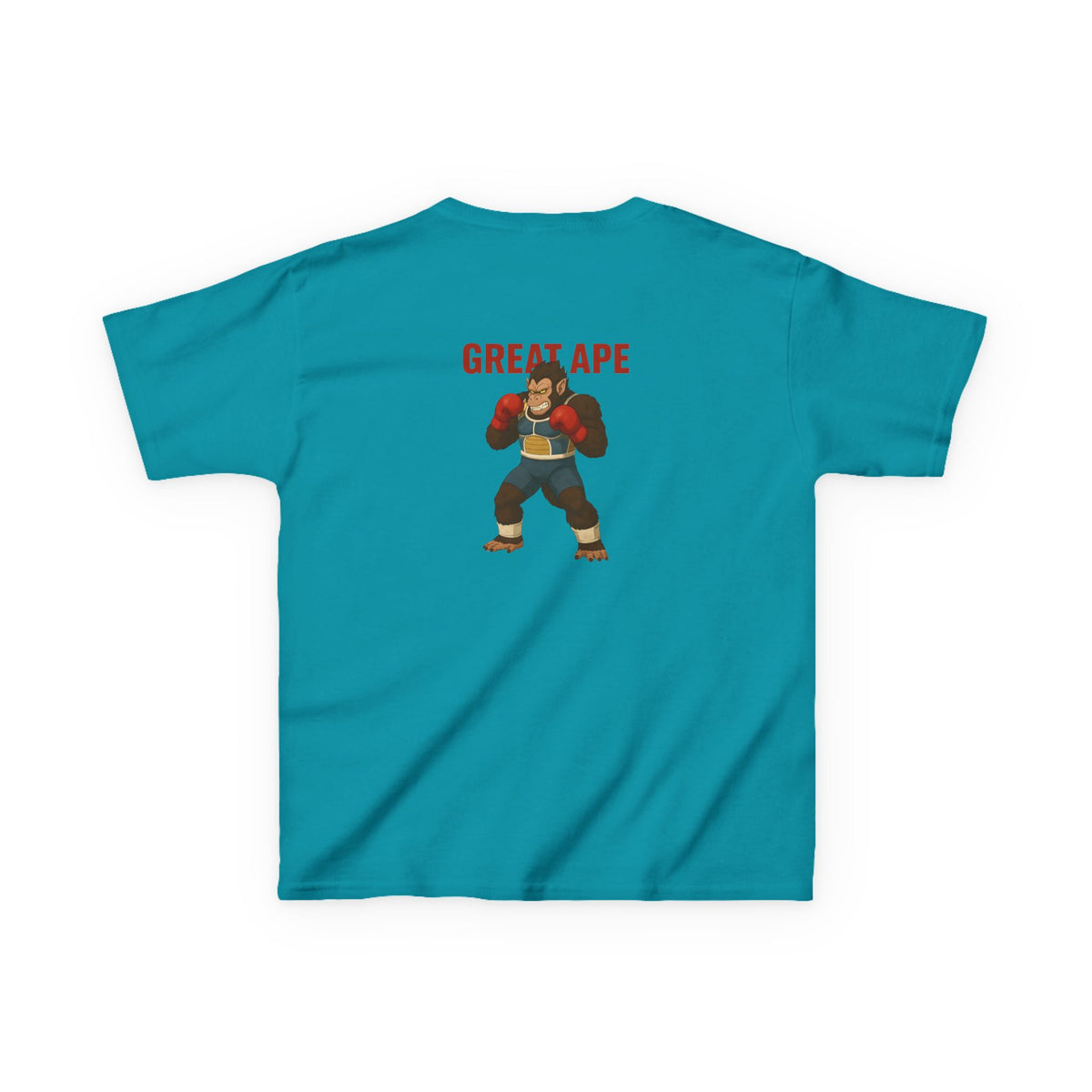 Kids Graphic Tee with Great Ape Design, Fun T-Shirt for Boys Girls, Cartoon Shirt, Birthday Gift, Playtime Apparel