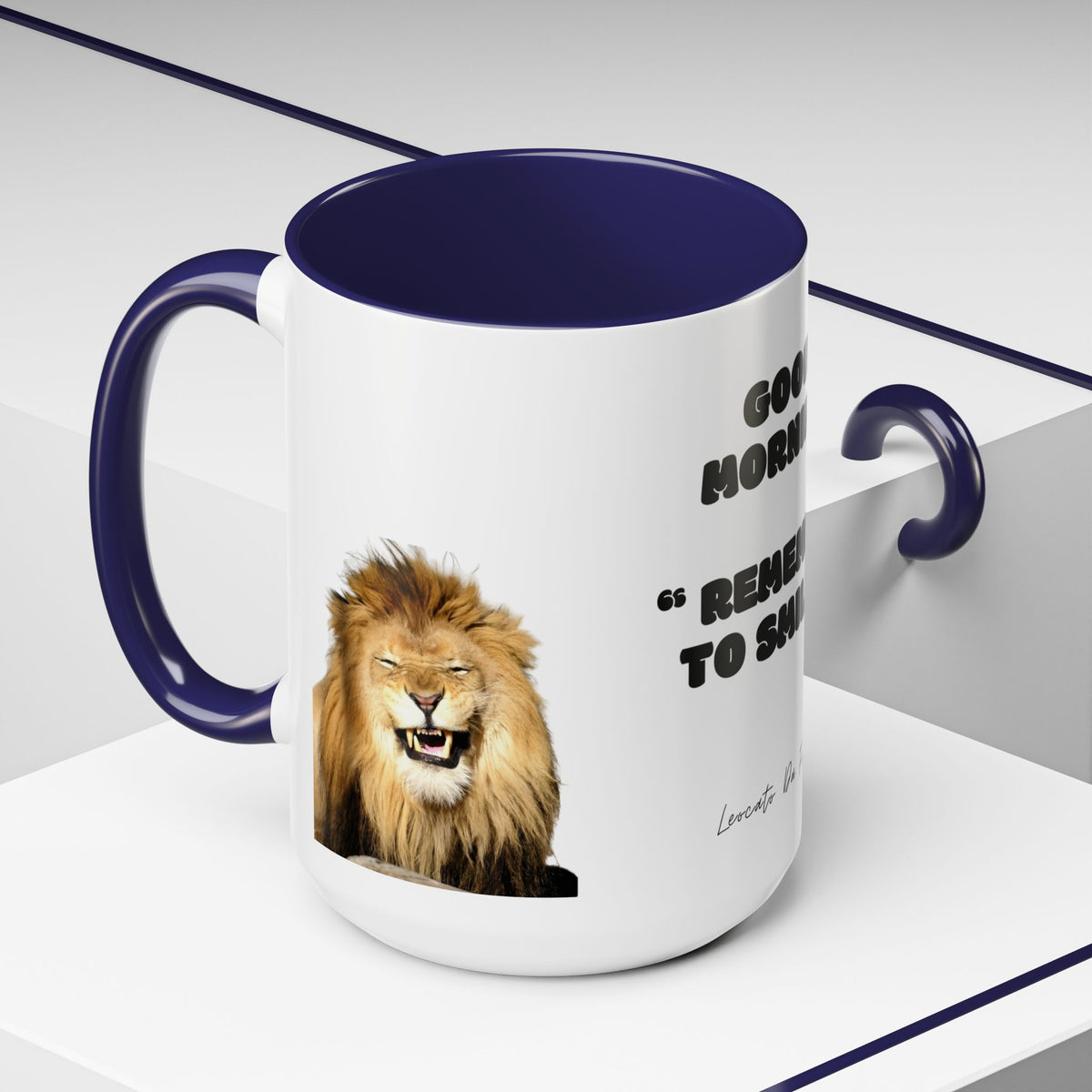 lion smile  Coffee Mug (11, 15oz)