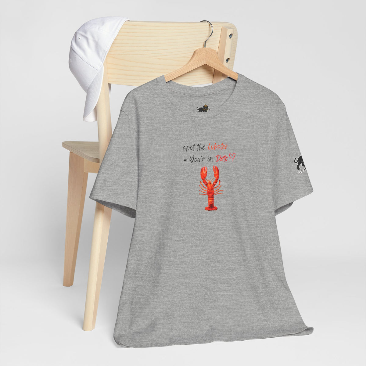 spot the  lobster your in date Graphic Tee, Casual Summer Shirt, Marine Life T-Shirt, Gift for Sea Lovers,  high quality