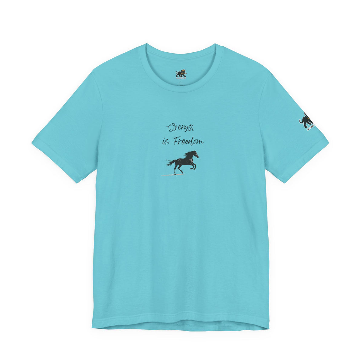 strength is freedom Graphic Tee, Casual Summer Shirt, Marine Life T-Shirt, Gift for Sea Lovers,  high quality