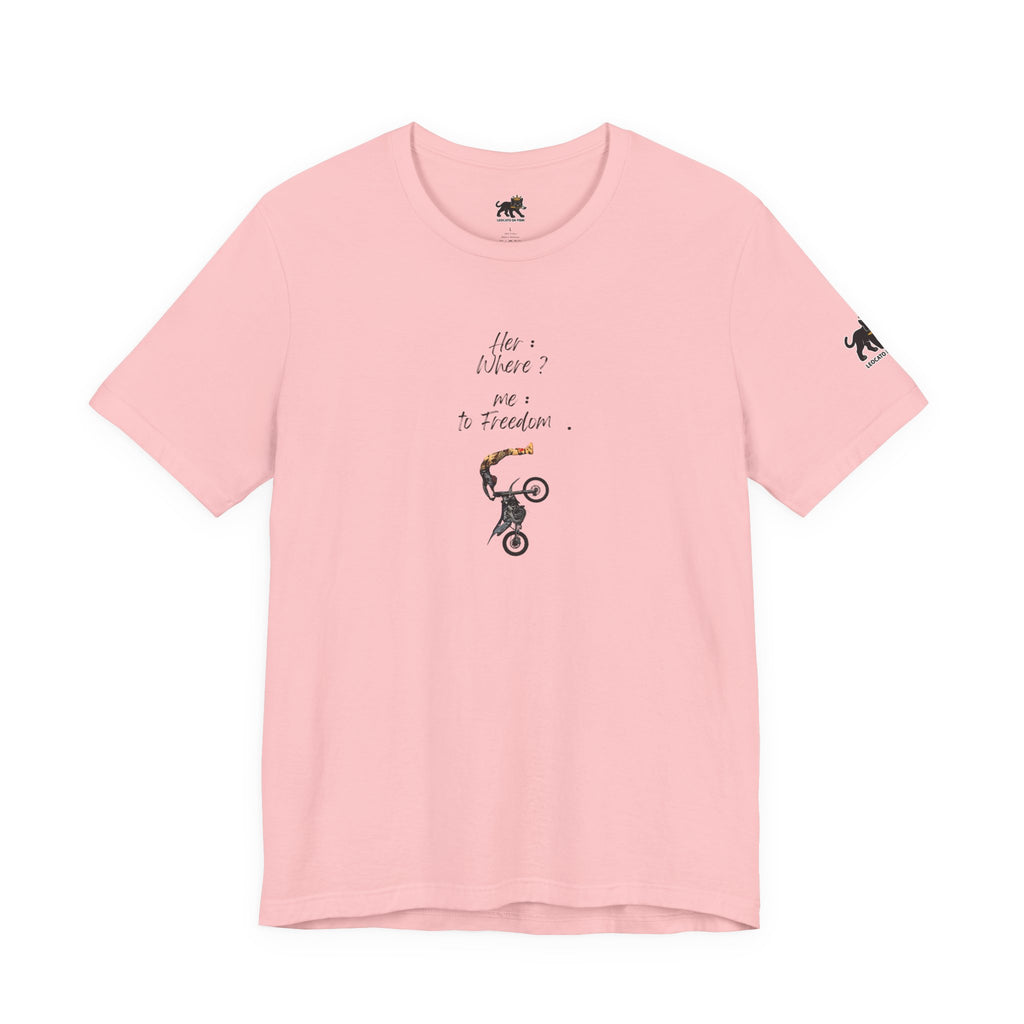 her where ? me to freedom Graphic Tee, Casual Summer Shirt, Marine Life T-Shirt, Gift for Sea Lovers,  high quality