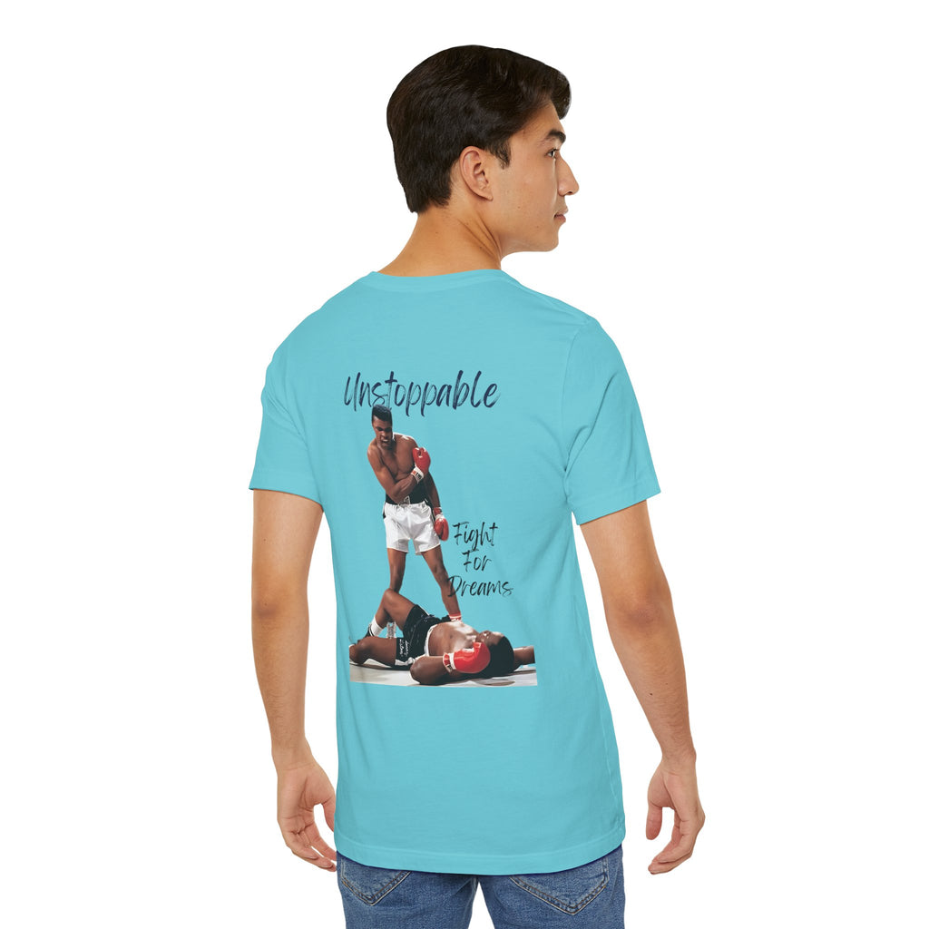 fight for dreams mohamed ali boxer Graphic Tee, Casual Summer Shirt, Marine Life T-Shirt, Gift for Sea Lovers,  high quality