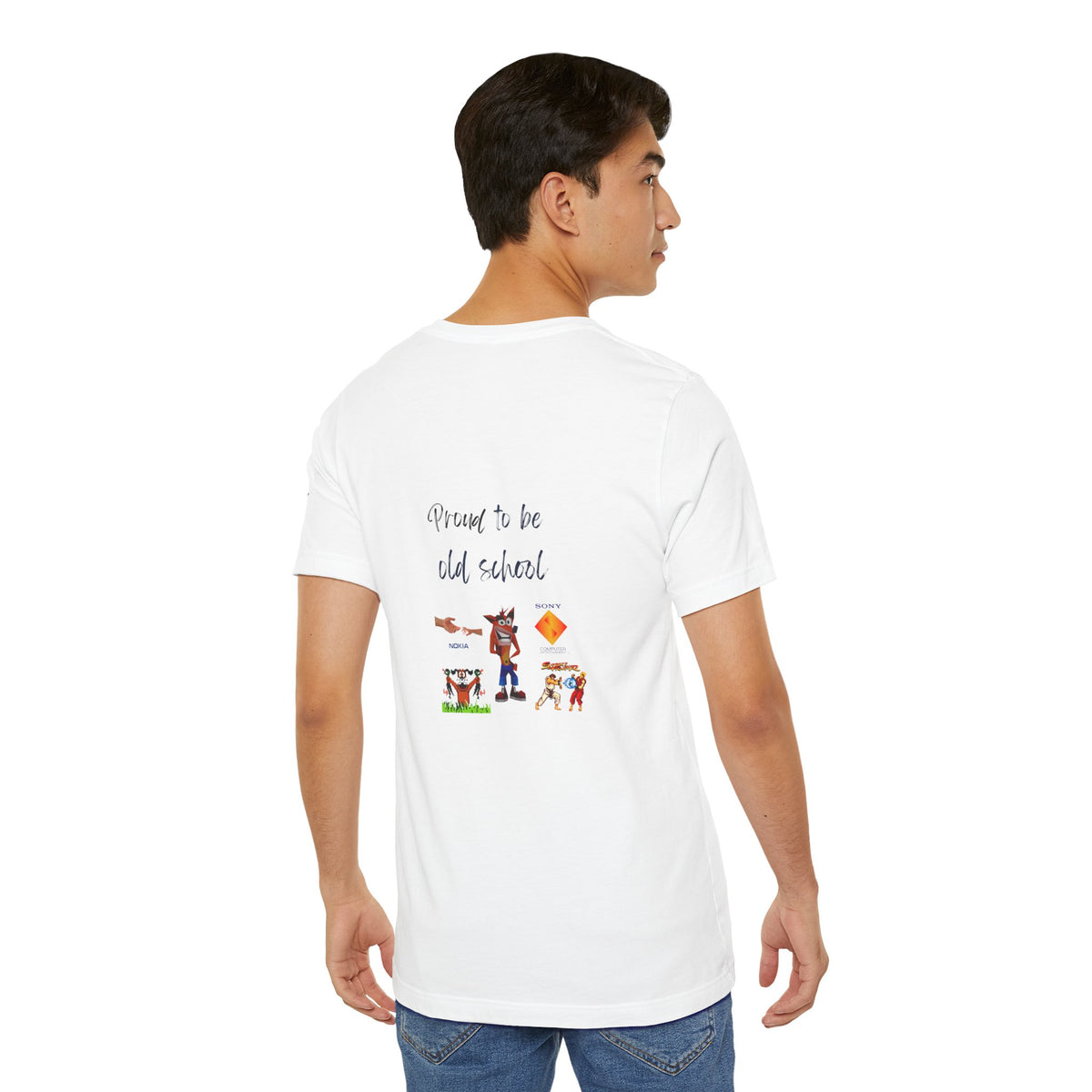 proud to be old school   Graphic Tee, Casual Summer Shirt, Marine Life T-Shirt, Gift for Sea Lovers,  high quality
