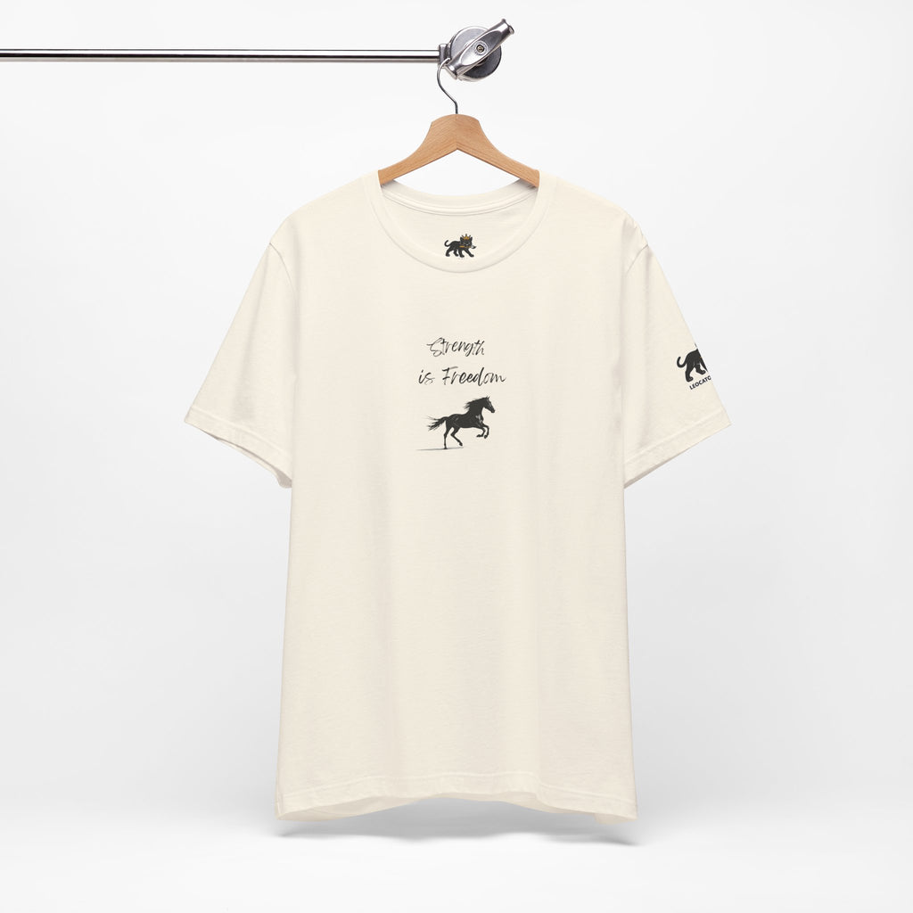 strength is freedom Graphic Tee, Casual Summer Shirt, Marine Life T-Shirt, Gift for Sea Lovers,  high quality