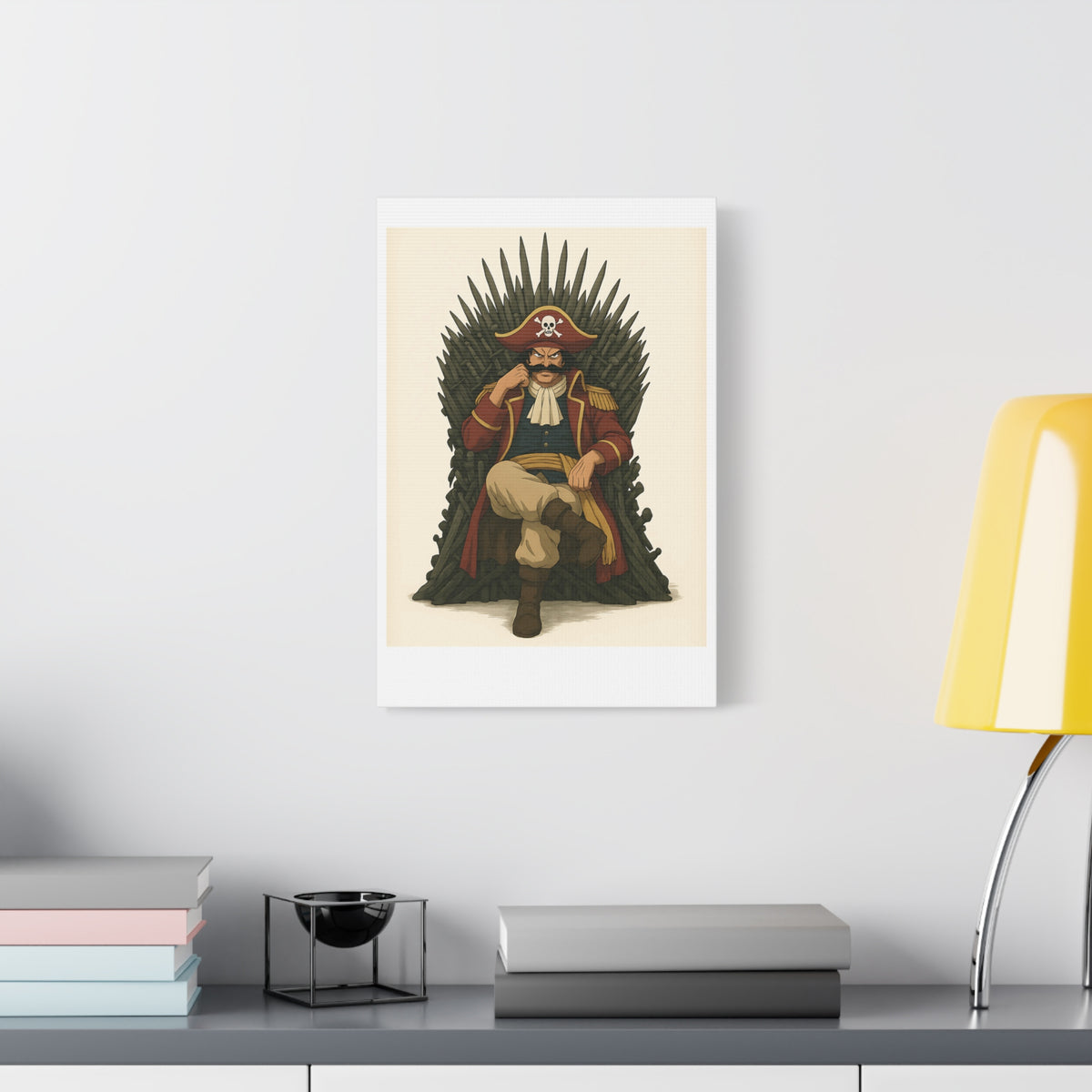 king of the thrones Wall Art, Matte Canvas Print, Home Decor, Sports Gift, Athletic Wall Decor, Gym Decoration