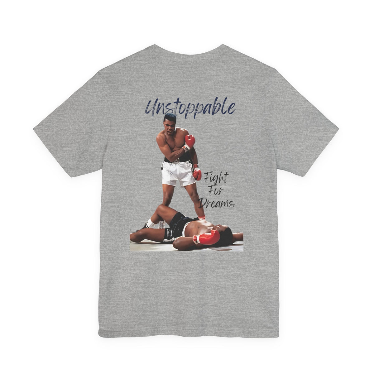 fight for dreams mohamed ali boxer Graphic Tee, Casual Summer Shirt, Marine Life T-Shirt, Gift for Sea Lovers,  high quality