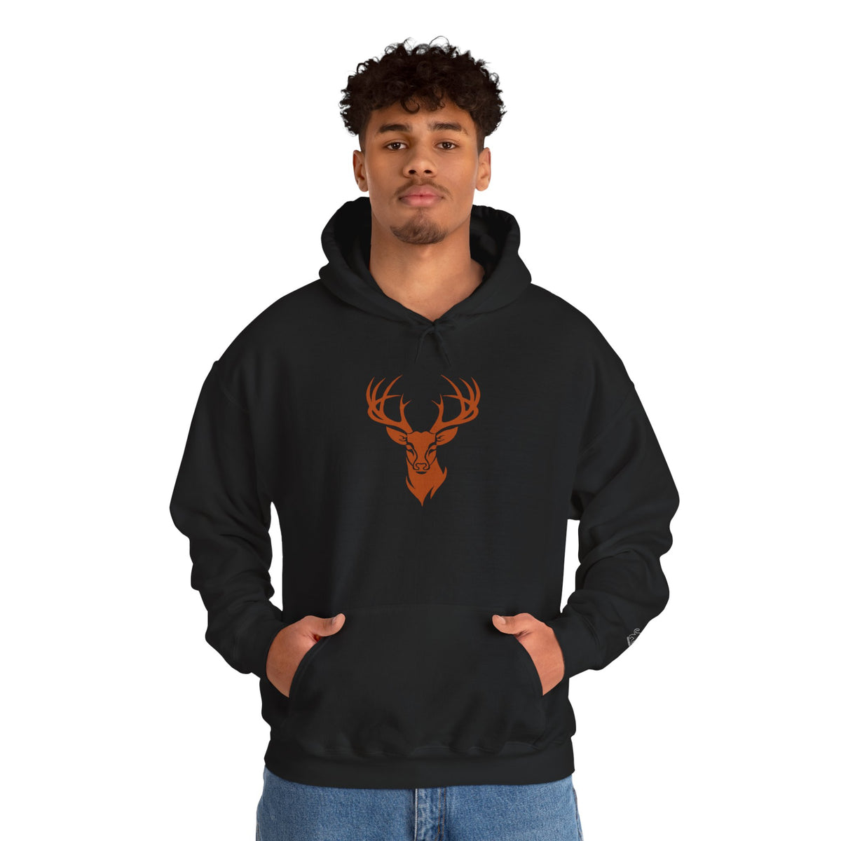 deer head Hooded Sweatshirt, Unisex Casual Hoodie