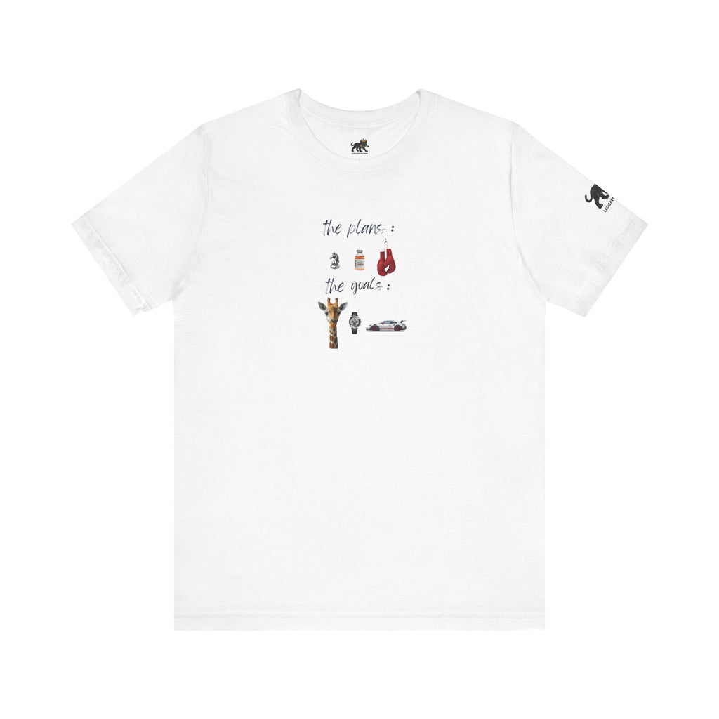 the plans ? the goals ?  Graphic Tee, Casual Summer Shirt, Marine Life T-Shirt, Gift for Sea Lovers,  high quality