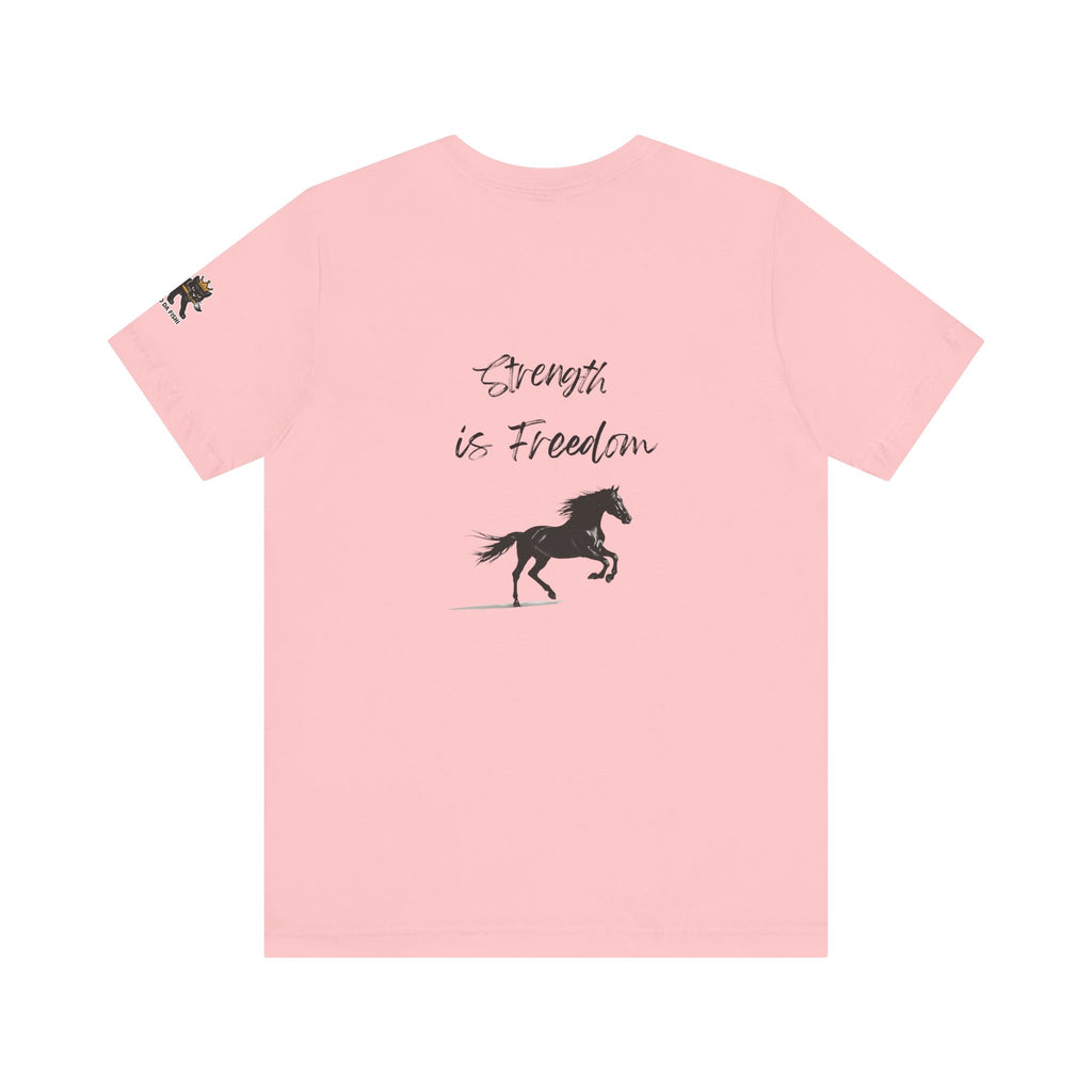 strength is freedom Graphic Tee, Casual Summer Shirt, Marine Life T-Shirt, Gift for Sea Lovers,  high quality